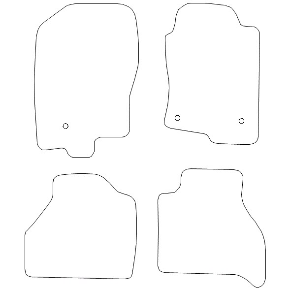 Nissan Navara Crew Cab Car Mats